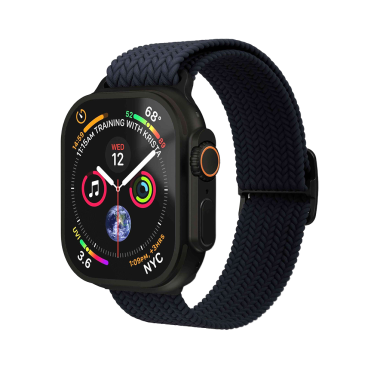 Vonmahlen Woven Loop - 44/45/46/49mm - Black/Navy
