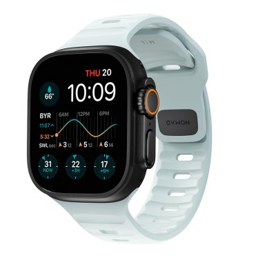 !Nomad Sport Band FKM - 44/45/49mm - Limited Edition - Icy Blue Glow