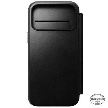 Nomad Modern Horween Leather Folio - iPhone 17 Pro Max - Black