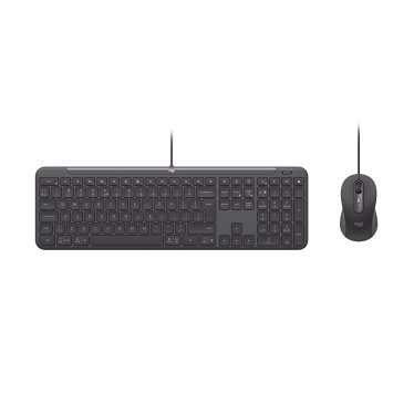 Logitech Slim Wired Combo - MK620 - For Business - Graphite