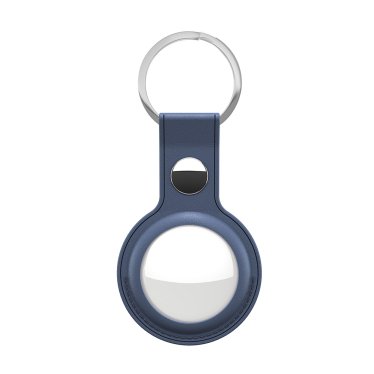 KeyBudz AirTag Keyring - Cobalt Blue (2 Pack)