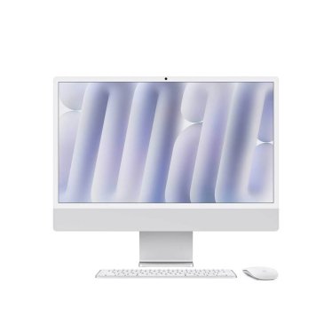 iMac 24" Silver - M4 10C-CPU & 10C-GPU - 32GB - 2TB - Gbit Eth - Mouse - MK-TID-NUM