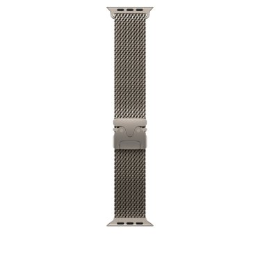 [Open Box] Apple Watch Strap 49mm - Natural Titanium - Milanese Loop - L (180-210mm)