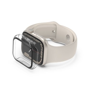 Belkin TemperedCurve 2in1 360 Anti-Microbial - Apple Watch Series 4-9 / SE (2020 - 2023) - 44/45mm - Clear