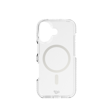 Tech21 EvoCrystal MagSafe - iPhone 17 - Clear/Metalic Silver