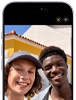 iPhone 17, voorkant, feature Middelpunt voor foto’s wordt gebruikt